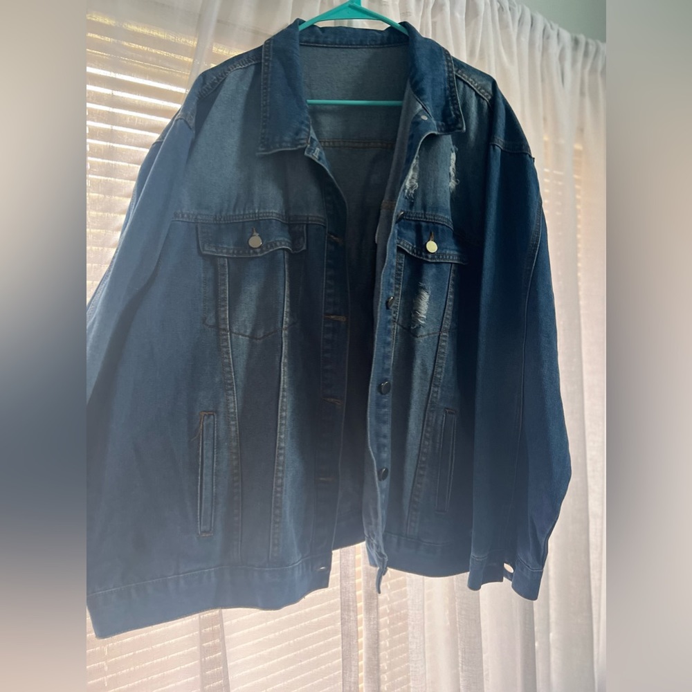 Stitch detail Jean jacket